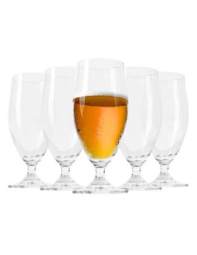 Set de copas para cerveza Stovmex Albira de vidrio