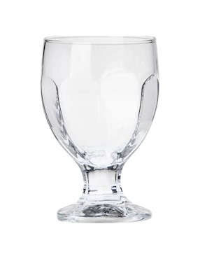 Set de copas para agua Borgonovo London de vidrio