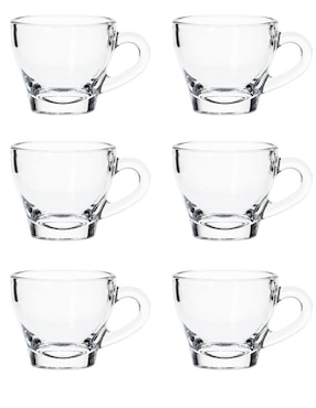 Set de tazas espresso Borgonovo Ischia 6 piezas