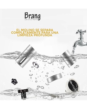 Molino para café Brang de acero inoxidable