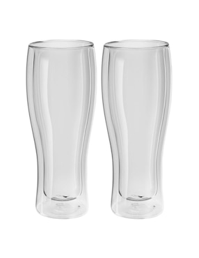 Vaso Para Cerveza Zwilling J.A. Henckels AG Sorrento De Vidrio Borosilicato Con 2 Piezas