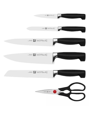 Set de cuchillos utilitario Zwilling J.A. Henckels Ag four stars 7 piezas
