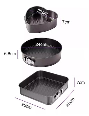 Set moldes Likepink Pinky Fashion