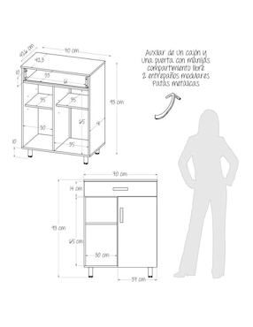 Alacena armable Maderkit MDP