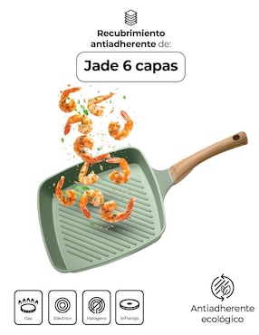 Sartén grill Queen Sense de jade