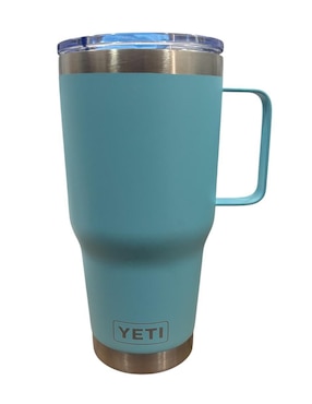 Termo Yeti De Acero Inoxidable Rambler Coffe Con Tapa Push Pull 1.2 L