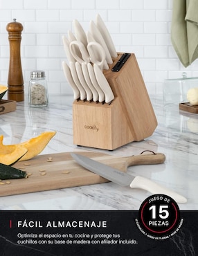 Set de cuchillos utilitario Cookify  15 piezas