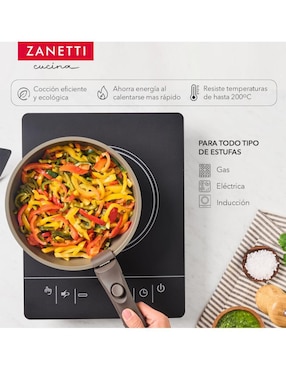 Batería de cocina Zanetti de aluminio antiadherente sin PFOA 5 piezas