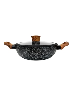 Sartén Wok con tapa Westinghouse de aluminio forjado