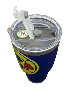 Termo Fartmex de acero inoxidable con tapa push pull 887 ml