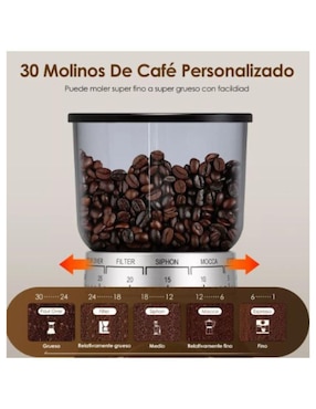 Molino para café Sangkee de acero inoxidable