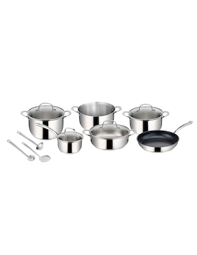 Batería de cocina Lagostina de acero inoxidable 13 piezas