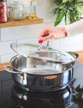 Batería de cocina Lagostina de acero inoxidable 13 piezas