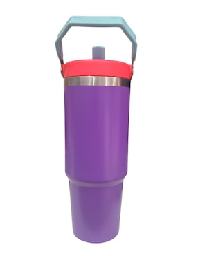Termo Fartmex de acero inoxidable con tapa push pull 887 ml