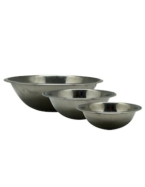 Set bowl Royal Haus 3 piezas de acero inoxidable