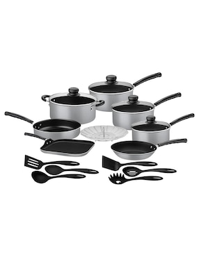 Batería de cocina Tramontina Primaware de aluminio antiadherente convencional 18 piezas