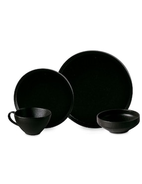Vajilla cerrada Chefmaker de stoneware para 4 personas