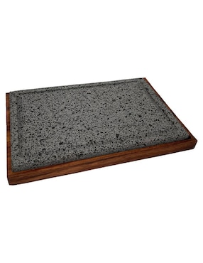 Comal Wood Planks Mx Piedra Volcánica acero