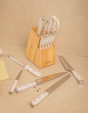 Set de cuchillos utilitario Vasconia Ceramic 14 piezas