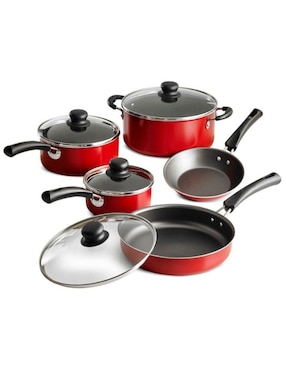 Batería de cocina Tramontina Simple Cooking de aluminio antiadherente convencional 9 piezas