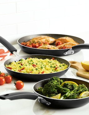 Set de sartenes Farberware Easy Clean de aluminio 3 piezas