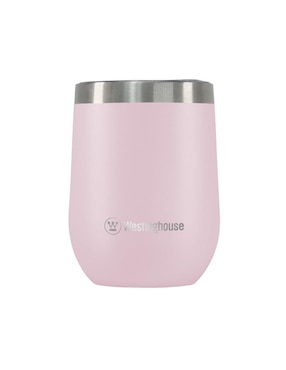 Termo doble pared Westinghouse de acero inoxidable con tapa a presión 355 ml