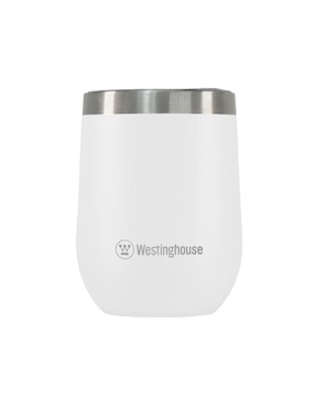 Termo doble pared Westinghouse de acero inoxidable con tapa a presión 355 ml