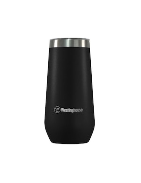 Termo doble pared Westinghouse de acero inoxidable con tapa a presión 355 ml