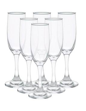 Set de copas para flauta Stovmex Premier de vidrio
