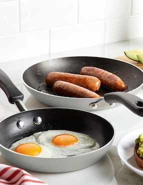 Set de sartenes Farberware Cookstart de aluminio 2 piezas