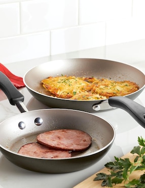 Set de sartenes Farberware Cookstart de aluminio 2 piezas