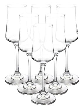 Set de copas para flauta Stovmex Bolonia de vidrio