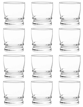 Set vasos Stovmex Madeiras de vidrio con 12 piezas