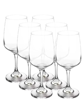 Set de copas para vino Stovmex Trentino de vidrio