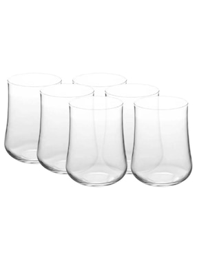 Set vasos Stovmex Bolonia de vidrio con 6 piezas