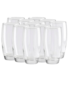 Set vasos Stovmex Dubai de vidrio con 12 piezas