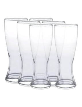 Set vasos Stovmex Turin de vidrio con 6 piezas
