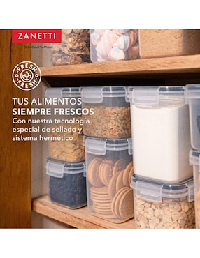 Set contenedores Zanetti de plástico 30 piezas