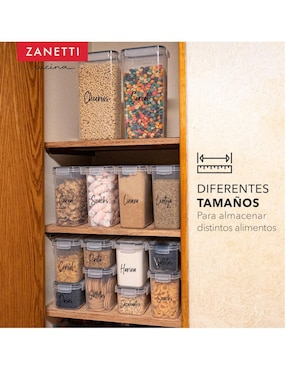 Set contenedores Zanetti de plástico 30 piezas