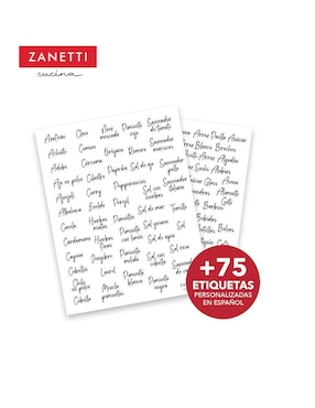 Set contenedores Zanetti de plástico 30 piezas