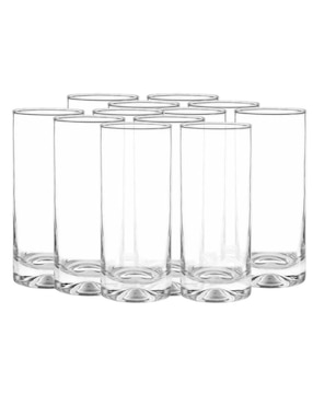 Set vasos Stovmex Manhatan de vidrio con 12 piezas
