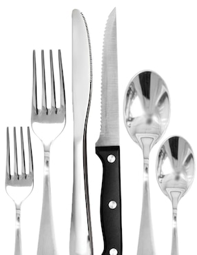 Set cubiertos Ecomlab de acero inoxidable 48 piezas