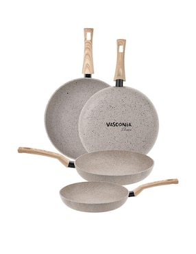 Set de sartenes Vasconia Prime de aluminio 4 piezas