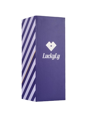Termo Luckyly de acero inoxidable iniciales con tapa rosca 1 L