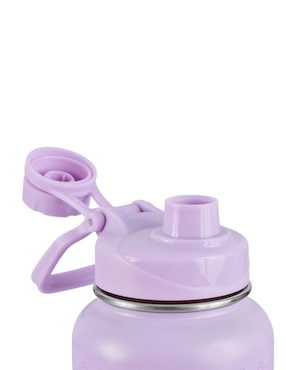 Termo Luckyly de acero inoxidable iniciales con tapa rosca 1 L