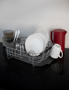 Escurridor de trastes Kitchen Aid de acero inoxidable