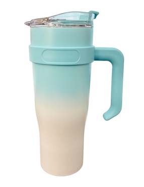 Termo Luxo Mx de acero inoxidable con tapa push pull 1.2 L