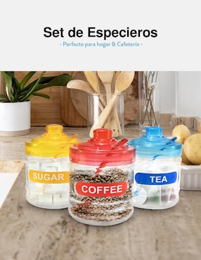 Set azucarera Idea Nuova de vidrio