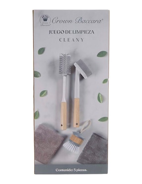Cepillo limpiador Crown Baccara con cerdas suaves