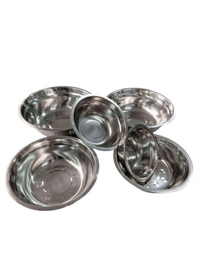 Set bowl Shorbull 6 piezas de acero inoxidable